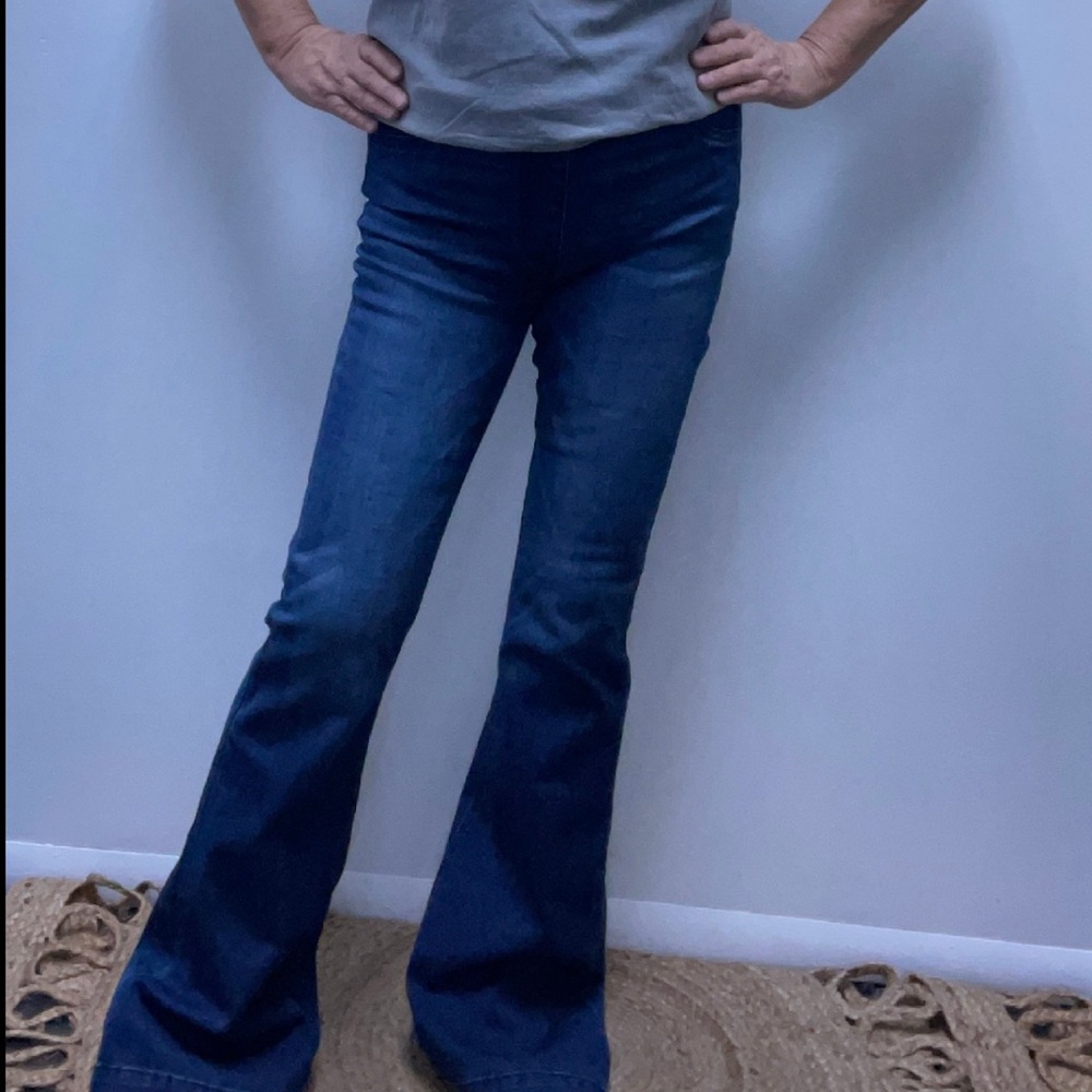 Kancan Blue High Rise Pull On- women
